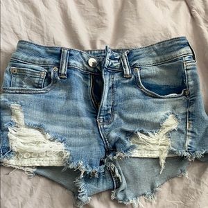 american eagle jean shorts